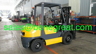 China diesel forklift with 6600lbs capacity isuzu engine 3ton lift truck with hydraulic transmission for sale supplier