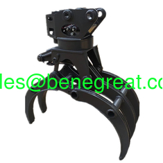 China OEM excavator hydraulic rock grab excavator hydraulic rotating log grapple timber grab for forestry work supplier